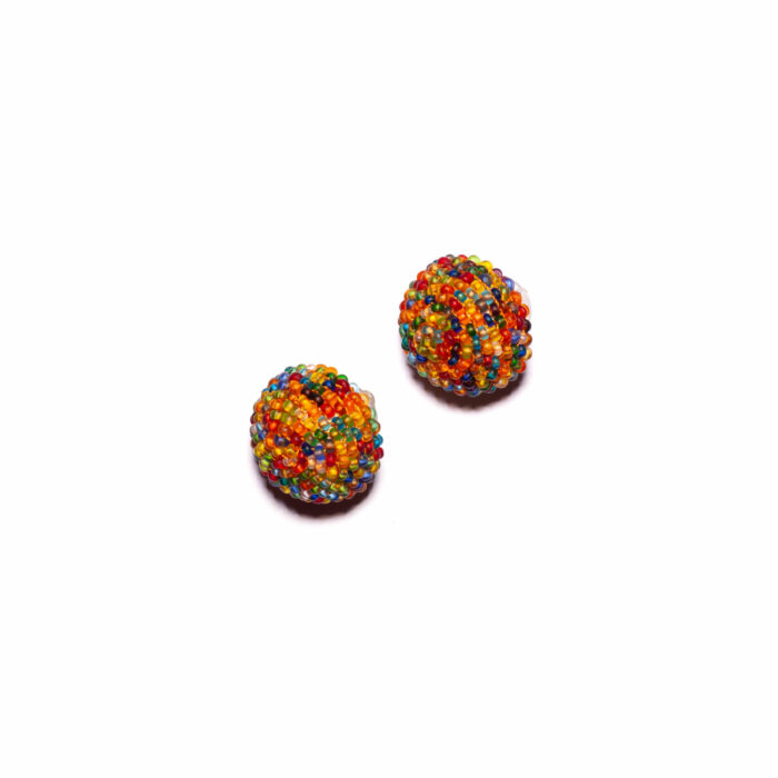 multicolored earrings Monika Nesseler Germany Kettenmacherin
