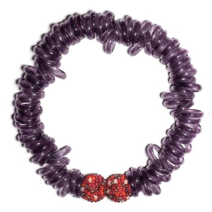 glass rings necklace purple monica nesseler kettenmacherin