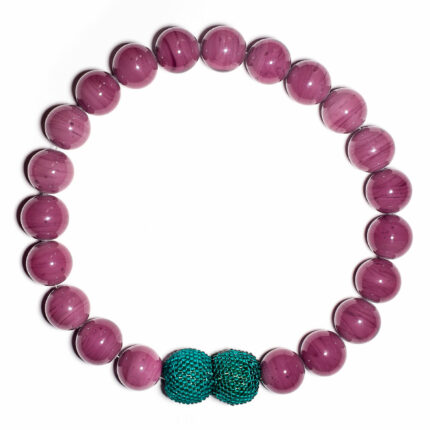 Kettenmacherin Monica Nesseler necklace Murano purple green