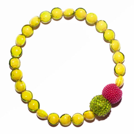 contemporary jewellery germany yellow Murano glass Monica Nesseler