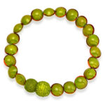 zeitgenoessischer Schmuck Kette Glas Santa Croce gruen Kettenmacherin Monica Nesseler